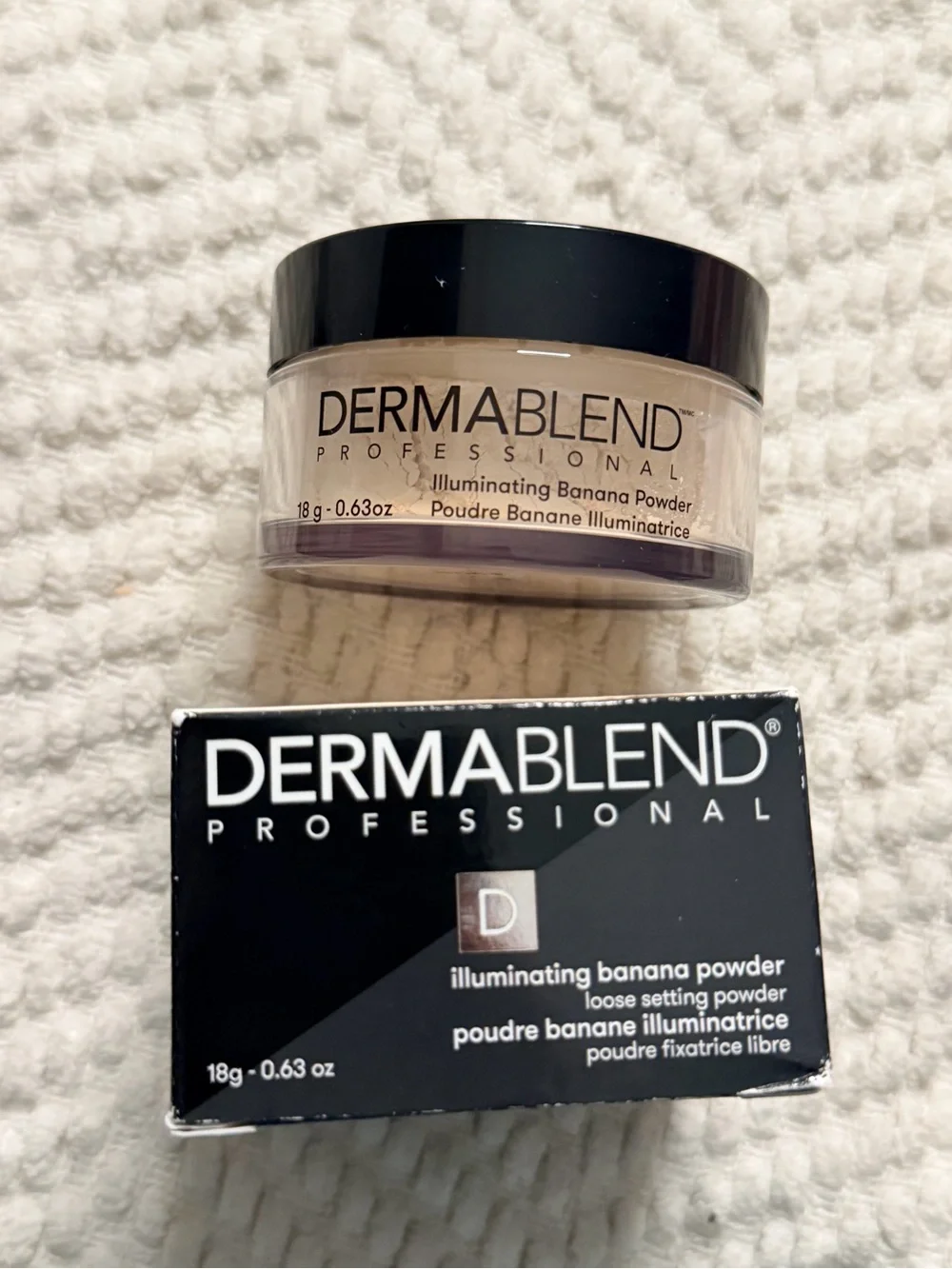 🤍New Dermablend Illuminating Banana Setting Powder🤍
